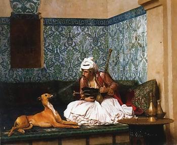 unknow artist Arab or Arabic people and life. Orientalism oil paintings 552